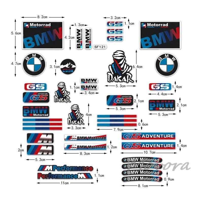 New Reflective Car Motorcycle Sticker Decals Tank Stickers For Bmw M 50TH Power Performance E28 E30 E34 E36 E46 E60 E90 F84 DE9