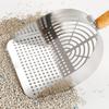 Stainless Steel Cat Litter Shovel Anti-slip Cat Poop Scooper Cat Toilet Scoop  Pet Cleaning Tools