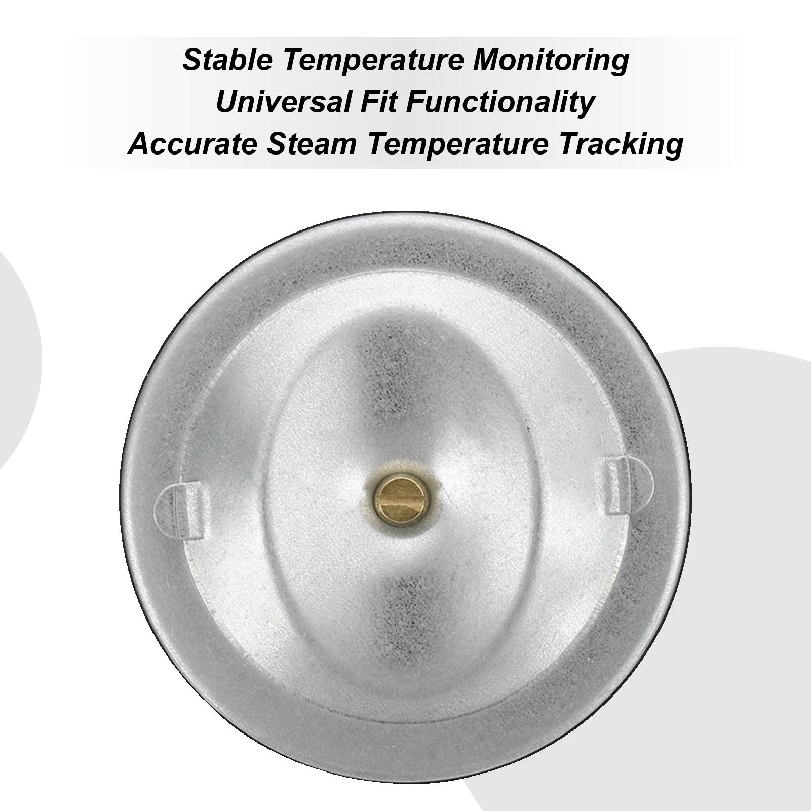 

Bimetal Pipe Thermometers Measuring Rohrthermometer Round Thermometer Analog Clamp-on Industrial Pipeline 0-120 degree CN