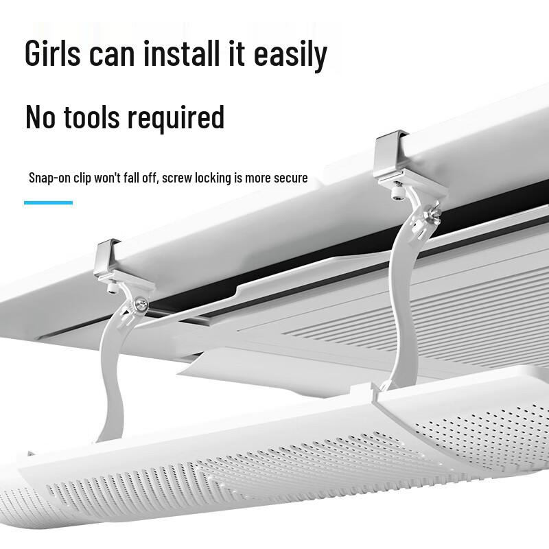 Deflector de Viento Ajustable para Aire Acondicionado Central