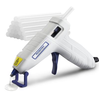 WORKPRO Glue Bond Küçük Hızlı Isıtma 100 20 Hızlı Sızıntı ve Yanma ile Birlikte Gelir Kendin Yap Ahşap İşçiliği Çalışması İçin Güçlü Onarım Silahı, Silah, Boyut,