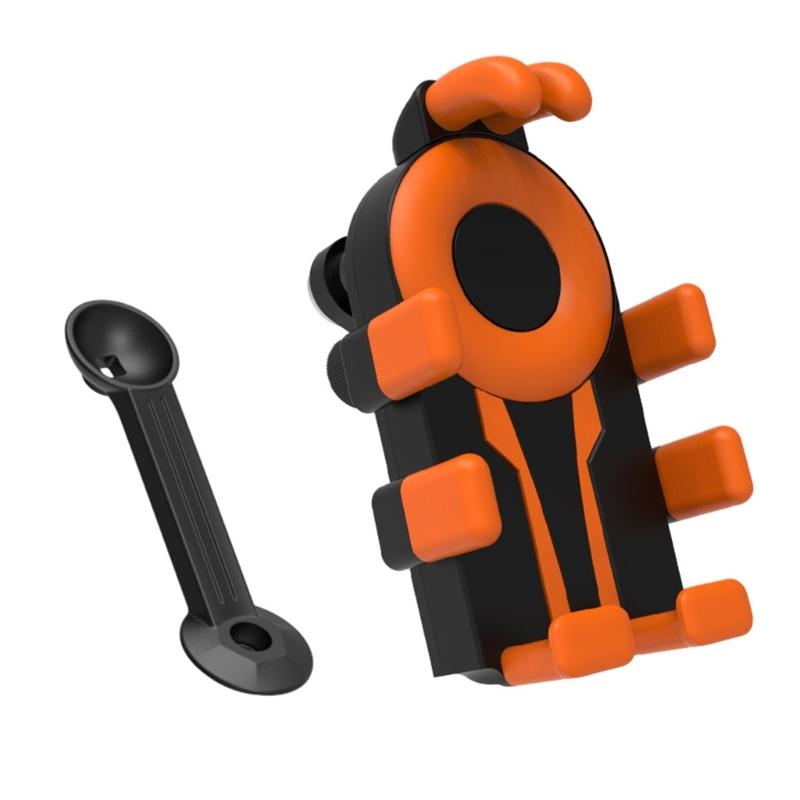 Shockproofed Cycling Phone Mount Nonslip Handlebars Clamp Cycling Gear for Outdoor Sport