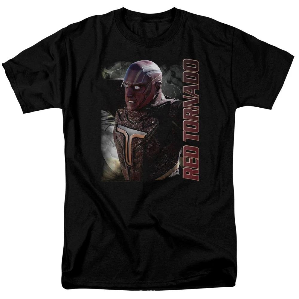 DC Comics - Supergirl - Red Tornado - Unisex Short Sleeve Children s T-shirt - Black 150