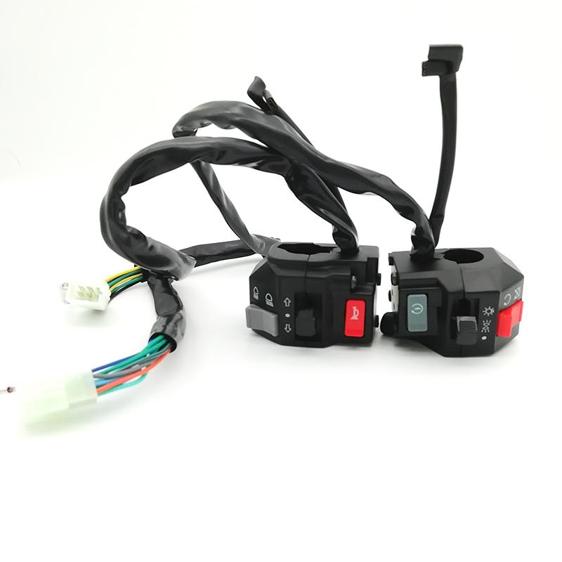 12V Motorcycle Handle Bar Switch Control 7/8" Controller Electrical Start/Light