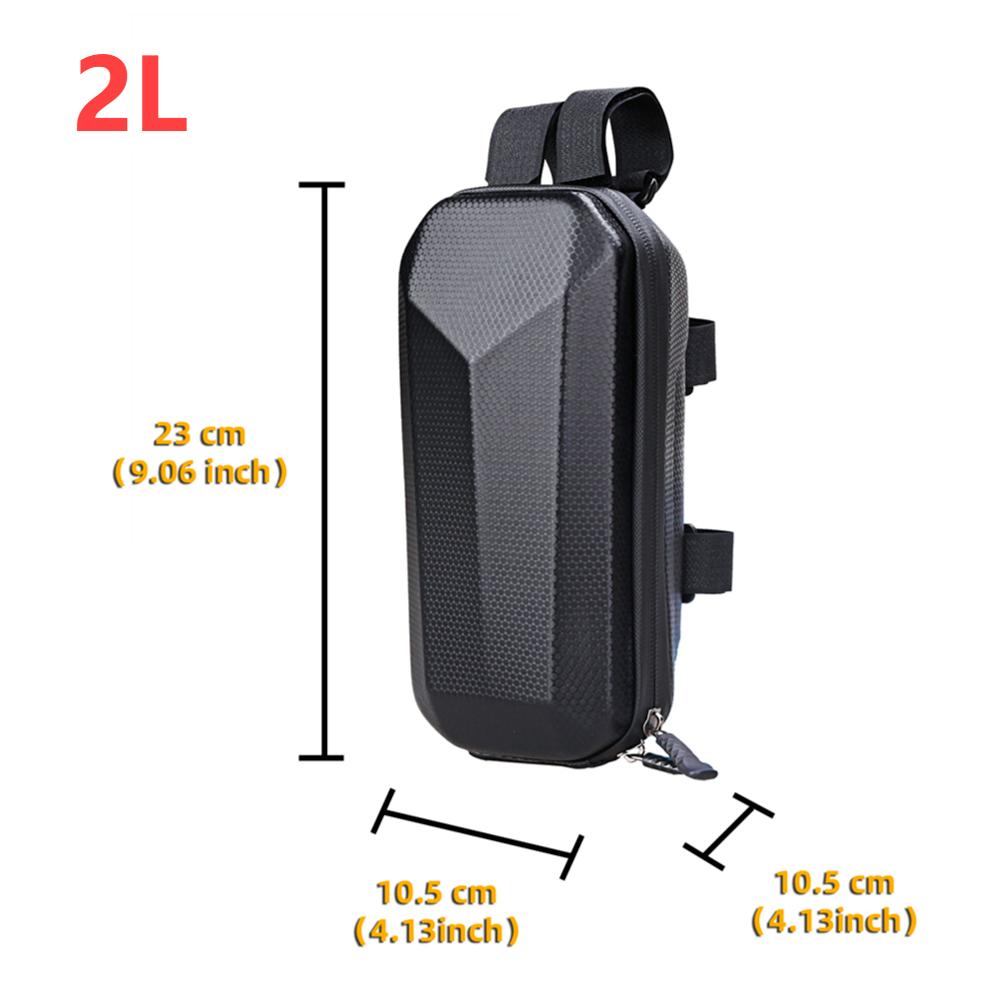 

Electric Scooter Bag 2L 3L 4L Portable EVA Hard Shell Large Capacity Night Reflective Skateboard Front Handle Case Scooter Parts