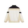 Li Ning Color Block Casual Zip Long Sleeve Jacket Unisex Jacket Off-White AJDT015-2