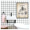 Paper Patent Poster Vintage Canvas Print Wall Art Picture Painting Modern Bathroom Decoration Industrial Style Toothpaste Toilet
