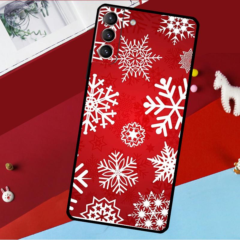 

Christmas Snowflakes Funda For Samsung Galaxy S26 S25 S24 S22 S23 Ultra Plus S20 S21 FE S9 S10 S25 FE Phone Case Galaxy S20