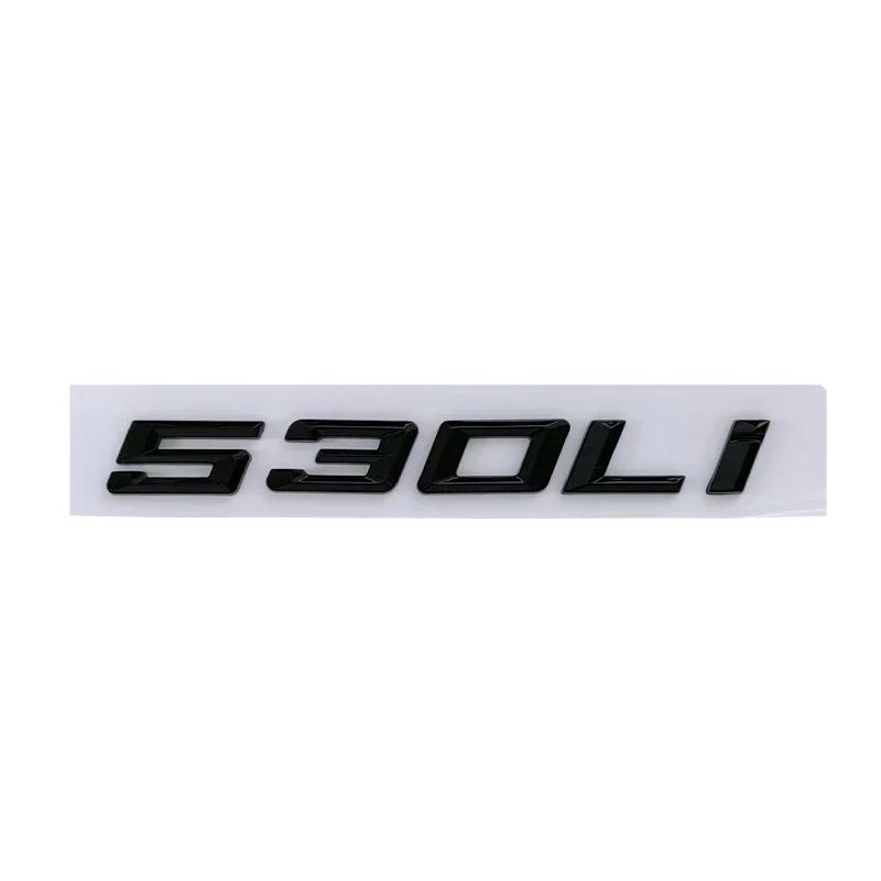 ABS Car Sticker Trunk Emblem Badge Fender Side Decals for BMW 520Li 528Li 530Li 730Li 740Li 750Li Letters Decoration