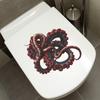 Oktopus Badezimmer Toilettendekoration Toilettenaufkleber Selbstklebend
