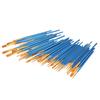 50Pcs Paint Brush Set Nylon Bristles Multiple Models Strong Adsorption Art Paint Brush Set for Watercolor Oil Painting