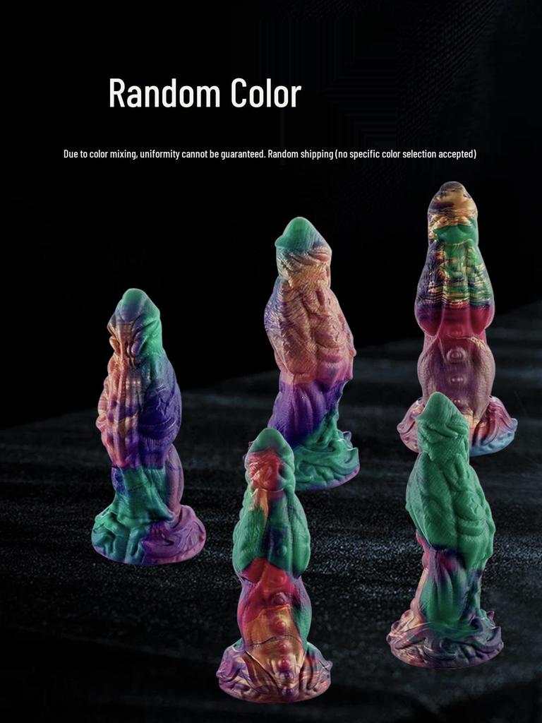 Extra dicker Silikon-Grüner Riese Dildo & Anal Plug für alle Geschlechter