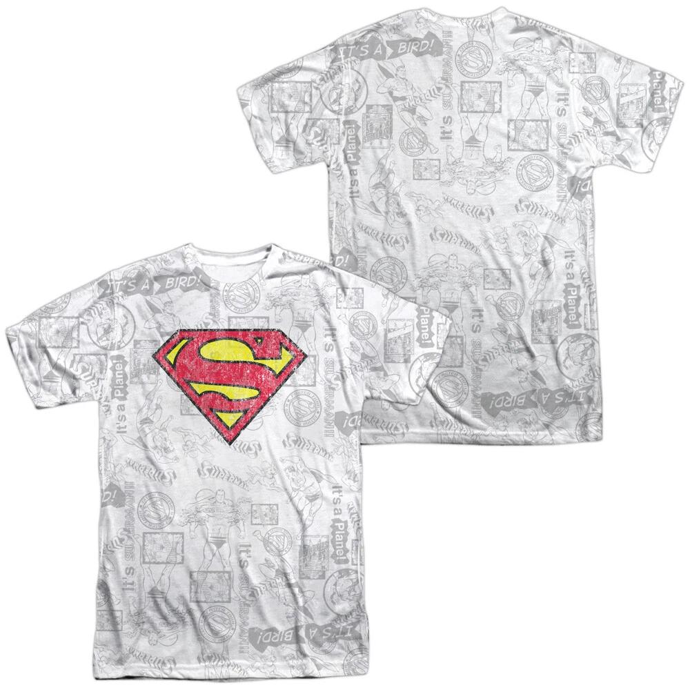 Superman  Classic Repeat  Dye Sublimation T-Shirt 3XL