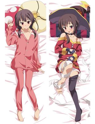 2WAY Megumin Dakimakura Anime Kussenhoes Knuffelen Lichaam Kussensloop Dubbelzijdig Otaku Beddengoed Kussenslopen Decoratieve Kussen