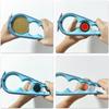 MAEXUS Can Opener and Bottle Opener Set Ideal for the Elderly and Those with Weak Hands Includes Rubber Pad Bottle Opener and Wine Cap Opener
