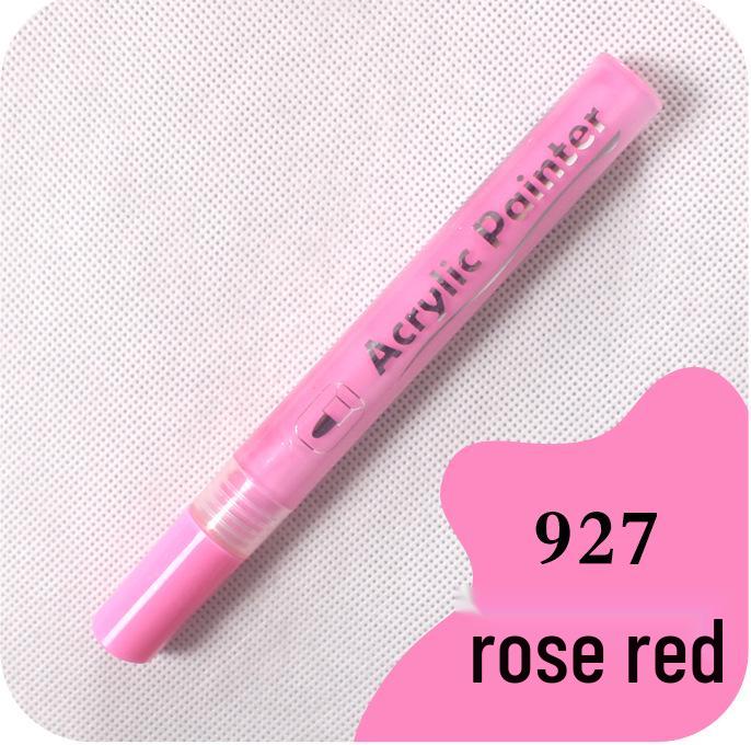 Guan Na 48-Color Waterproof Acrylic Markers for Ceramic, Stone, Graffiti & Coloring