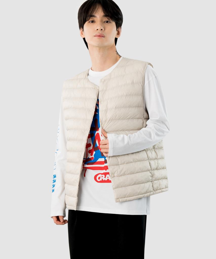 Armedes Unisex U-Neck Lightweight Padded Vest Ar-613 (3 Colors)