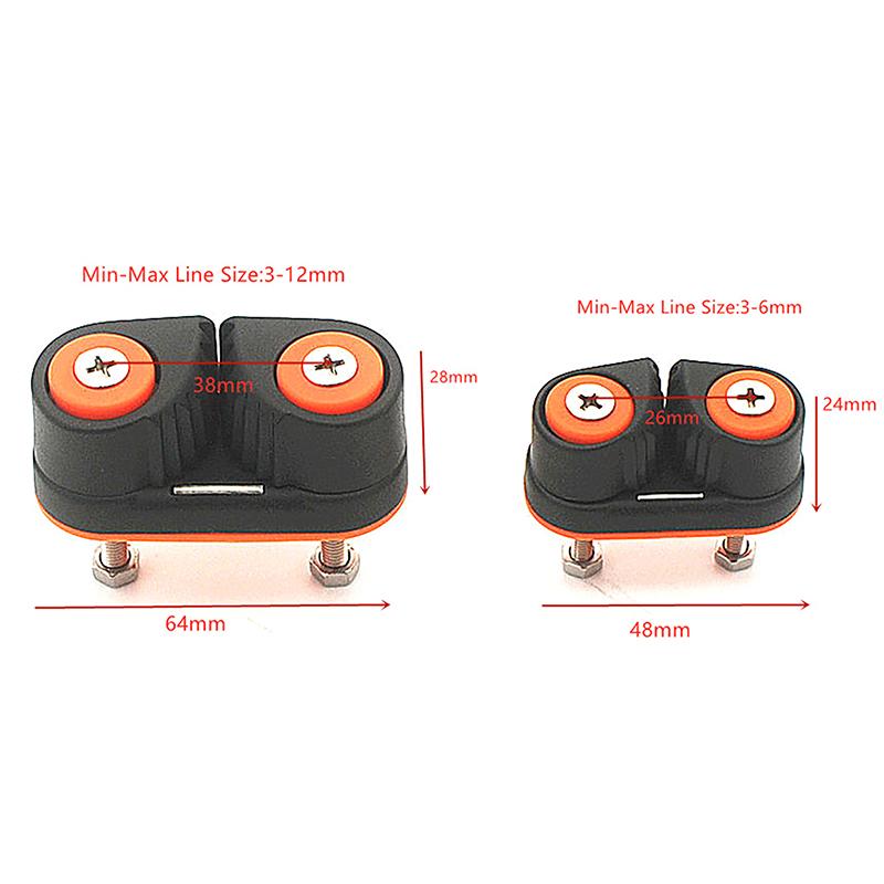 Composite Material Cam Cleat With Ball Bearings Carbo Cam Kit Rope Fairlead Accessories