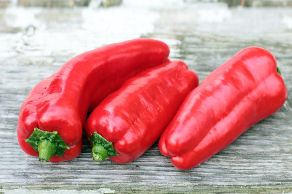 SAFLAX Dārzs maisā - Bioloģisks - Saldie pipari - Gari sarkani Marconi - 20 sēklas - Ar substrātu piemērotā stāvmaisā - Capsicum annuum