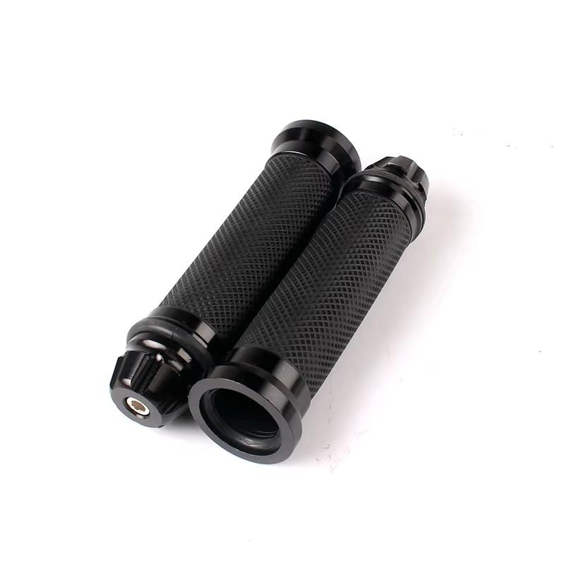 Motorcycle Anti-Slip Grip Set Soft Rubber Handle Sleeve with Aluminum Alloy Throttle Ergonomic Design for Motorbike Accessories