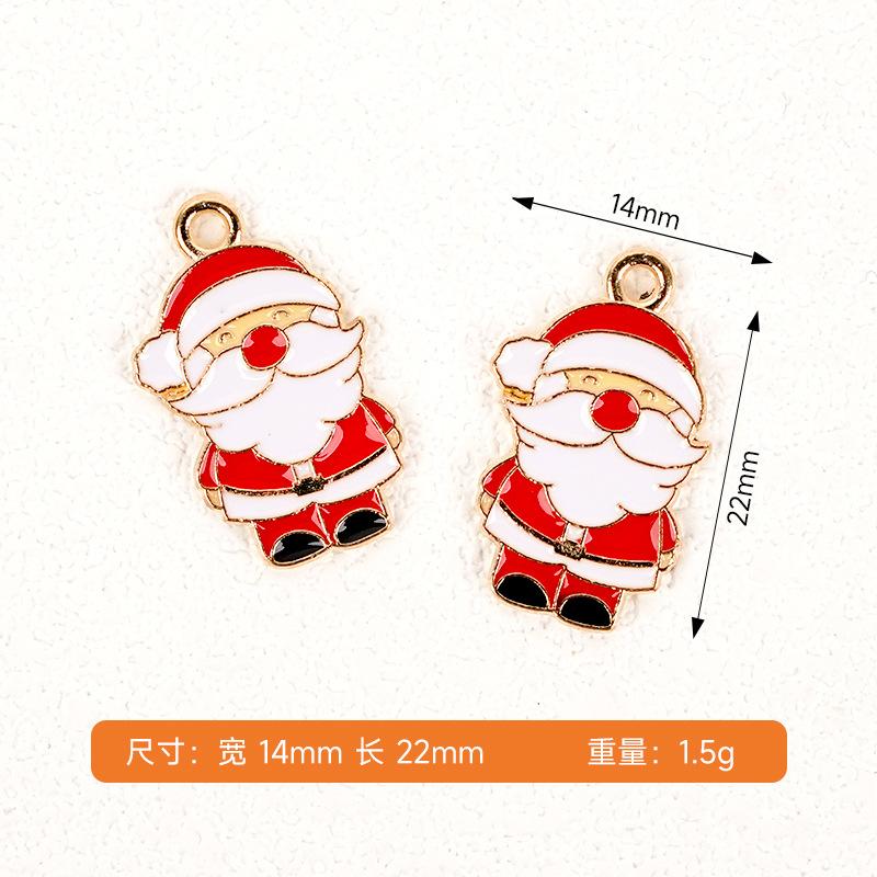 DIY jewelry accessories Christmas alloy accessories Alloy elk decoration American pendant Creative oil drop pendant