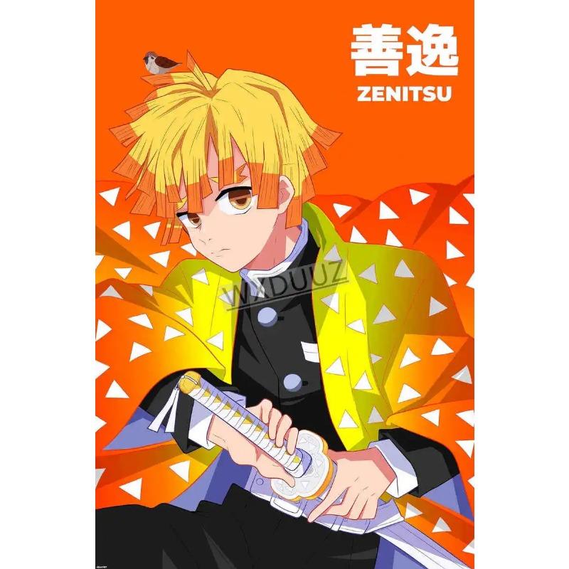 Abstract Modern Japanese Anime Demon Slayer Poster Character Canvas Painting Print Design Office Home Wall Decor Pictur Posters