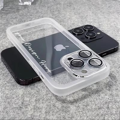 Customized Name Bumper Clear Phone Case For Infinix HOT 50 5G 50i 4G Pro Pro+ 40 40i 30i NFC 30 20 Camera Protection