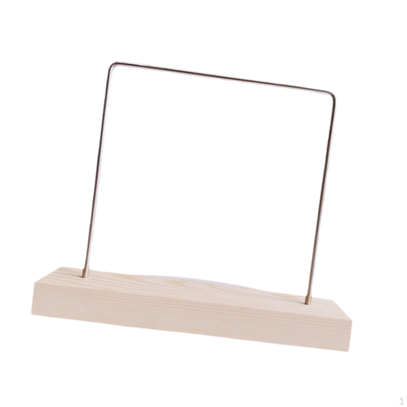 

Earrings Organizer Stand Jewelry Rack Light Luxury Wooden Base Glasses Display