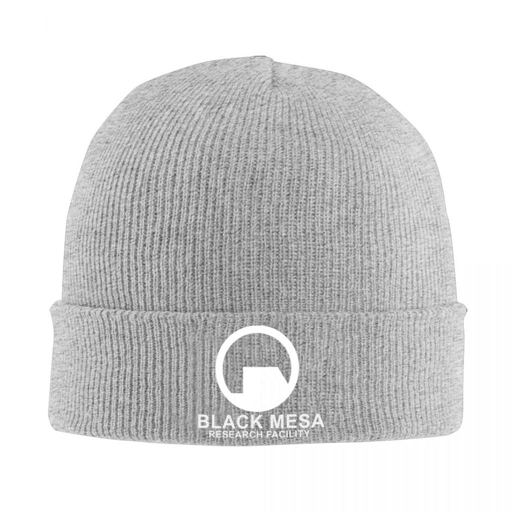 Half Life Bonnet Hats Black Mesa Research Facility Gamer Skullies Beanies Male Warm Soft Beanie Hats Winter Outdoor Sport Cap