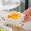 Ktv Clubhouse Fruit Plate Melamine Bar Muscle Foot Four Or Six Gongge Snack Plate Grid Barbecue Cold Vegetables Snack Plate Plate Plate