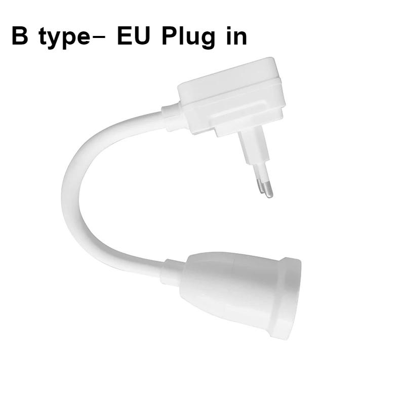 

LED Base Direct Plug-in Rotary Lamp Head E27 Socket Lamp Bulb Holder with Switch EU US Plug Lamp Holder LED Table Lamp Lamp Base