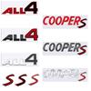 Metal 3D Badge ALL4 S Logo Car Rear Trunk Body Sticker Emblem For MINI COOPER S Clubman R55 R56 R57 R58 R59 F54 F55 F56 F57 JCW