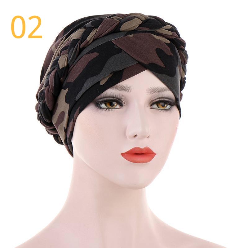 Cotton Print Muslim Turban Scarf for Women Islamic Inner Hijab Caps Arab Wrap Head Scarves Femme Musulman Turbante Mujer KTB