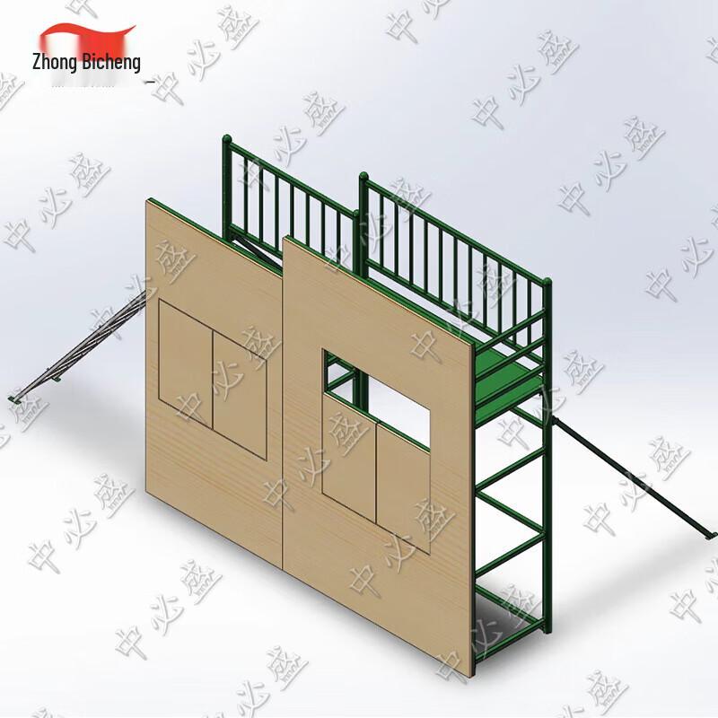 Flat Roof Climbing Wall & Platform Training System