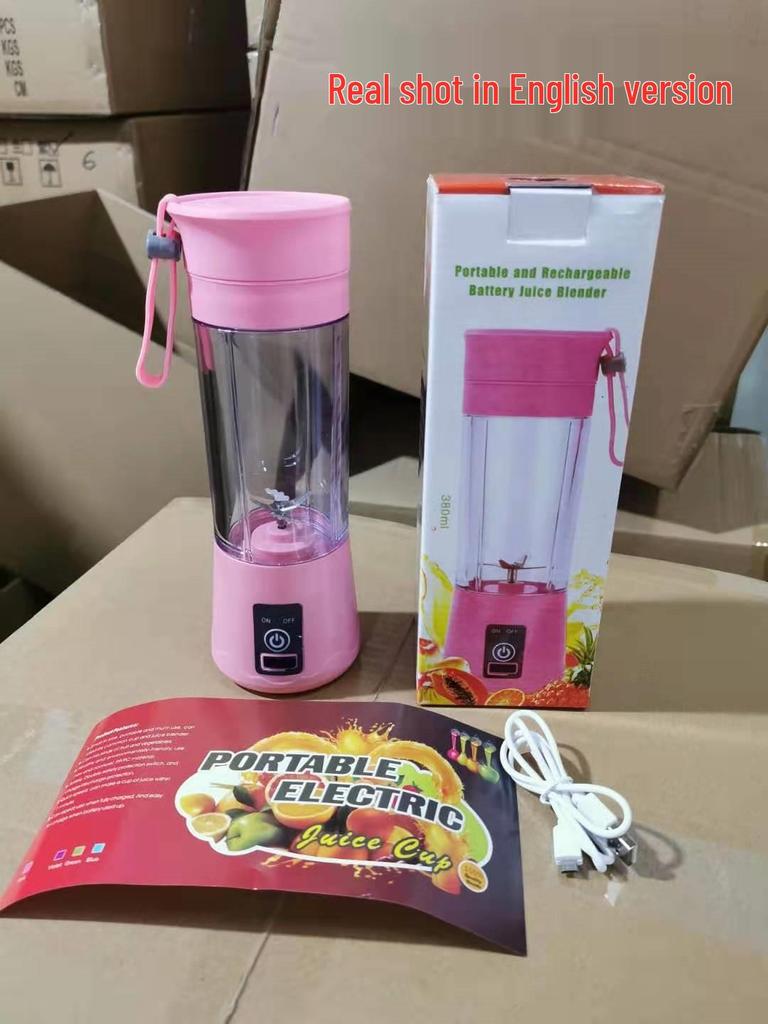 Compact USB-Chargeable Wireless Juicer Cup for Home Use