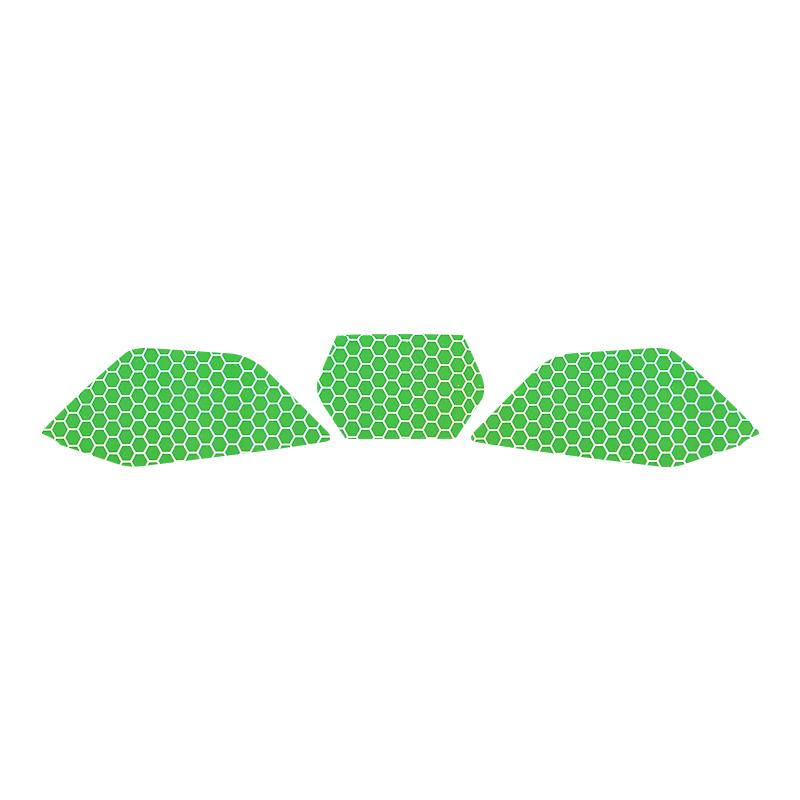 For Kawasaki Z900 Z 900 Z900 Z 900 2025 Honeycomb Laser Light Film Sticker Smoked Black Tail Light Protection Film Accessories