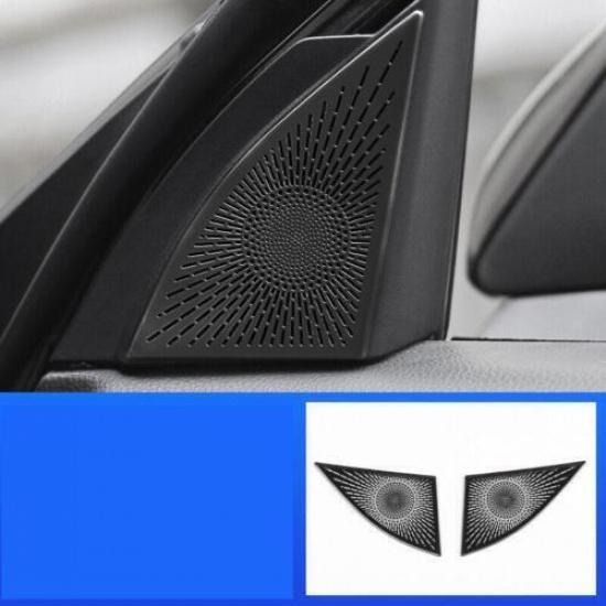 For Toyota Highlander - Black Titanium A pillar Speaker Cover Trim 2pcs