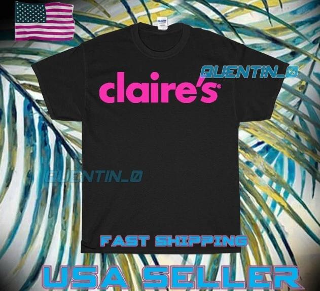 

NEW Shirt PREMIUM CLAIRE S STORES PINK LOGO T-Shirt FUNNY UNISEX SIZE S-5XL 4XL