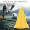 6pcs 18cm Football Cone Football Barriers Plastic Marker Holder Accessory (Yellow)