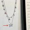 Elegant Double-Layer Butterfly Necklace: Trendy High-End Women's Clavicle Choker
