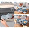 Microwave Oven Egg Poacher 2 Grid Silicone Egg Cooker for Boiled Eggs Duck Eggs Non-stick Easy to Clean Quick Cooking Tool 2