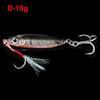 Minnow 10/15/20/30g Colorful Lead Casting Jig Bait Feather Metal Fishing Lures Spinning Baits