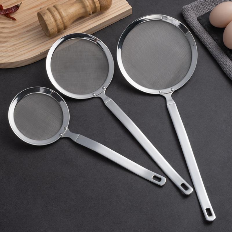 Nerezová filtrační lžíce HANYANG 304 Pěnová lžička na horký hrnec Lžíce pro domácnost Zahuštěné smažení na pěnovou lžičku