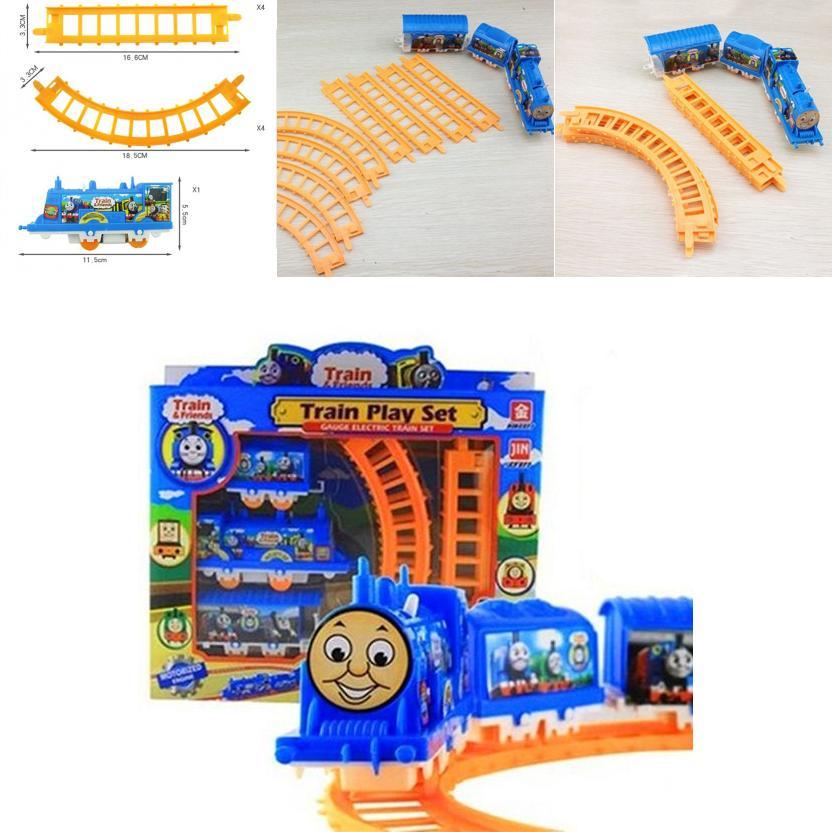 Colorful Tomas Train Style Electric Track Set For Risky Rail Bridge Play