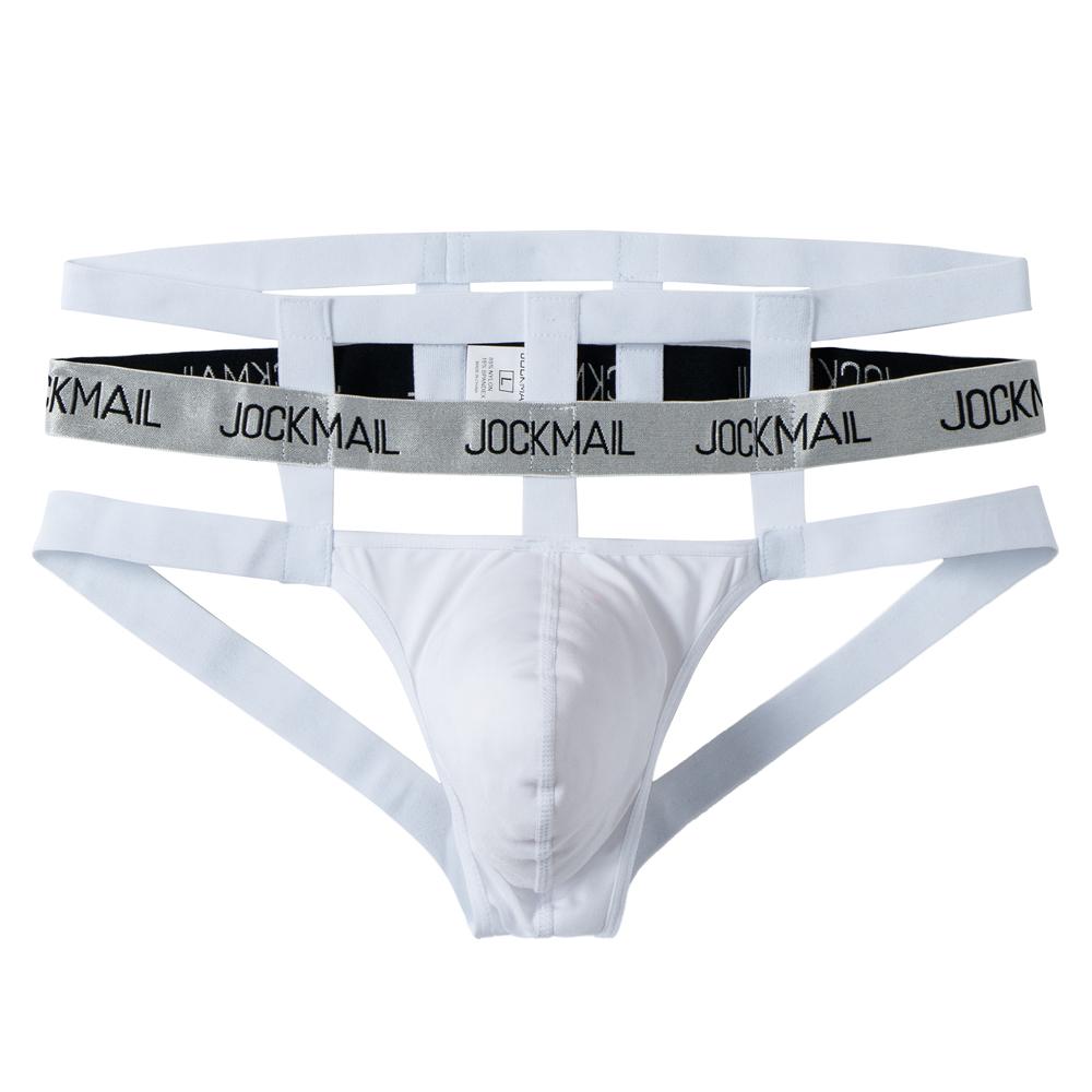 Jockstraps JOCKMAIL Fashion Sexy Men's Thong Cross Strap Design Ultra-thin Breathable Underwear Daily Casual Sports Underpants