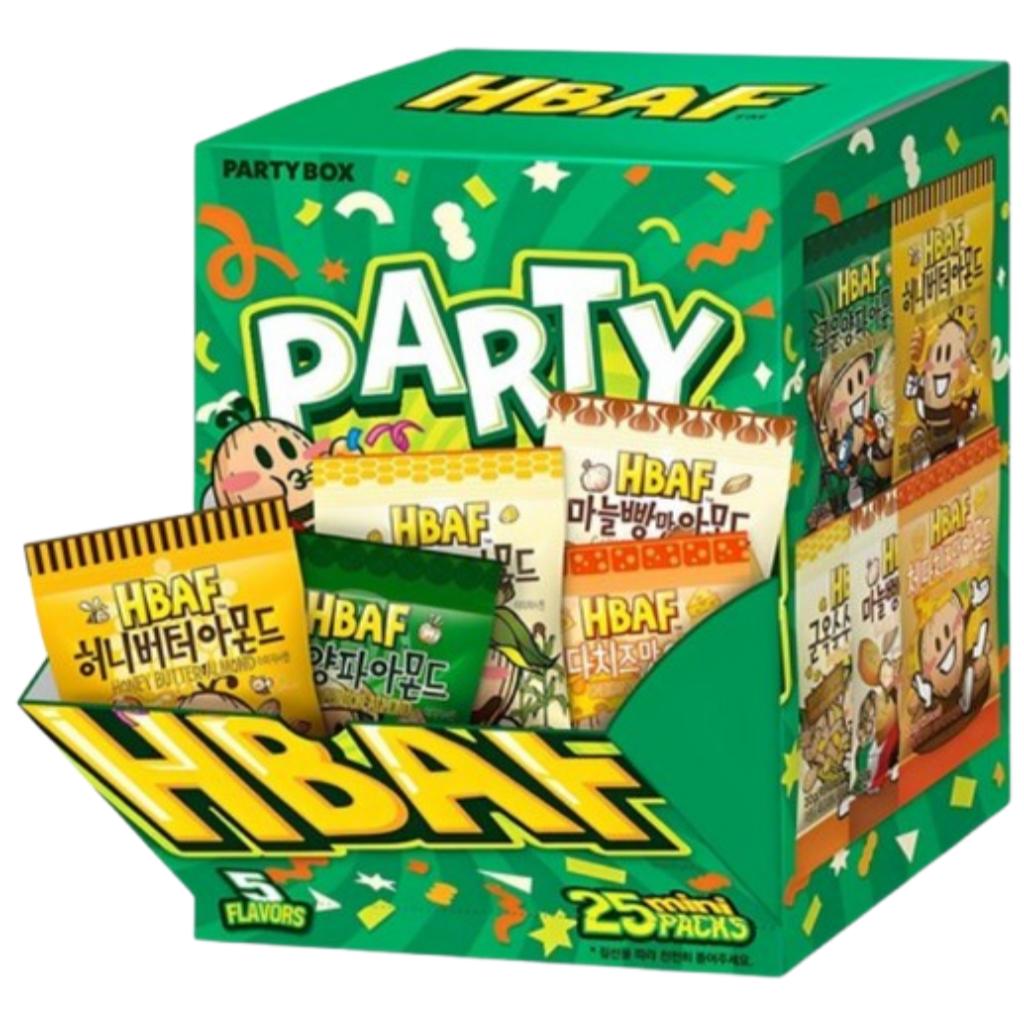 

[HBAF] 25 Mini Packs 5Flavors Party Box(Yellow&Green) Green