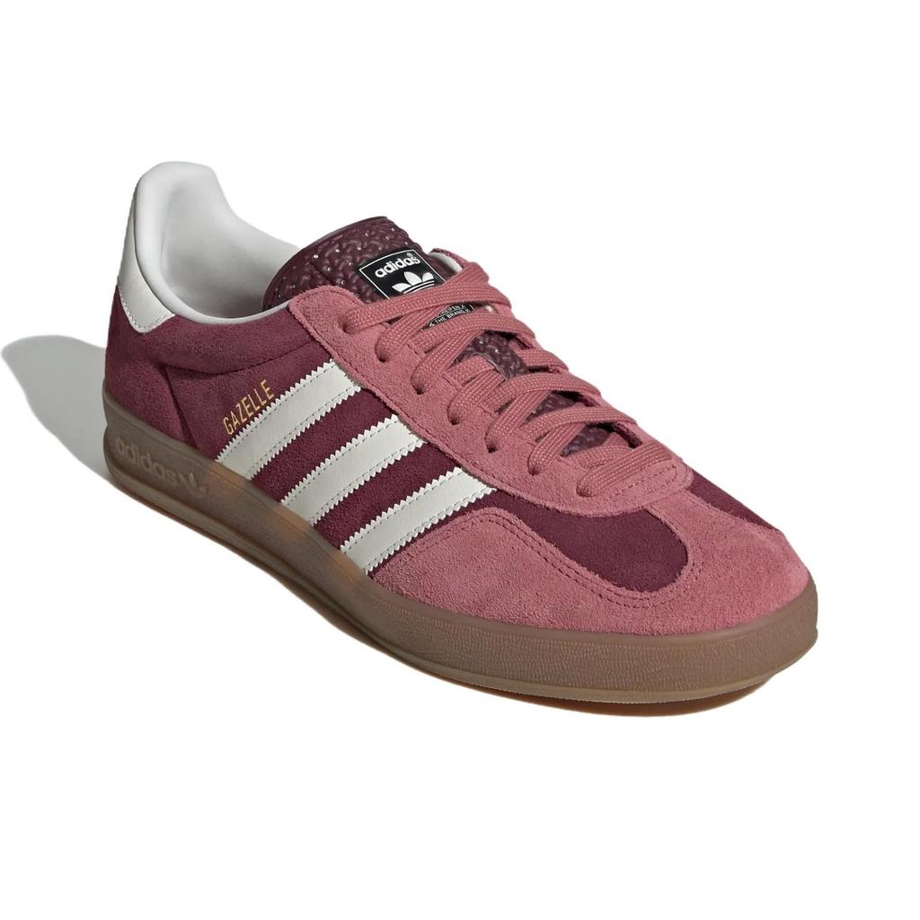 adidas Gazelle Indoor Maroon Gebraucht Karmesinrot Unisex Sneaker Rot Wolkenweiß IF9647