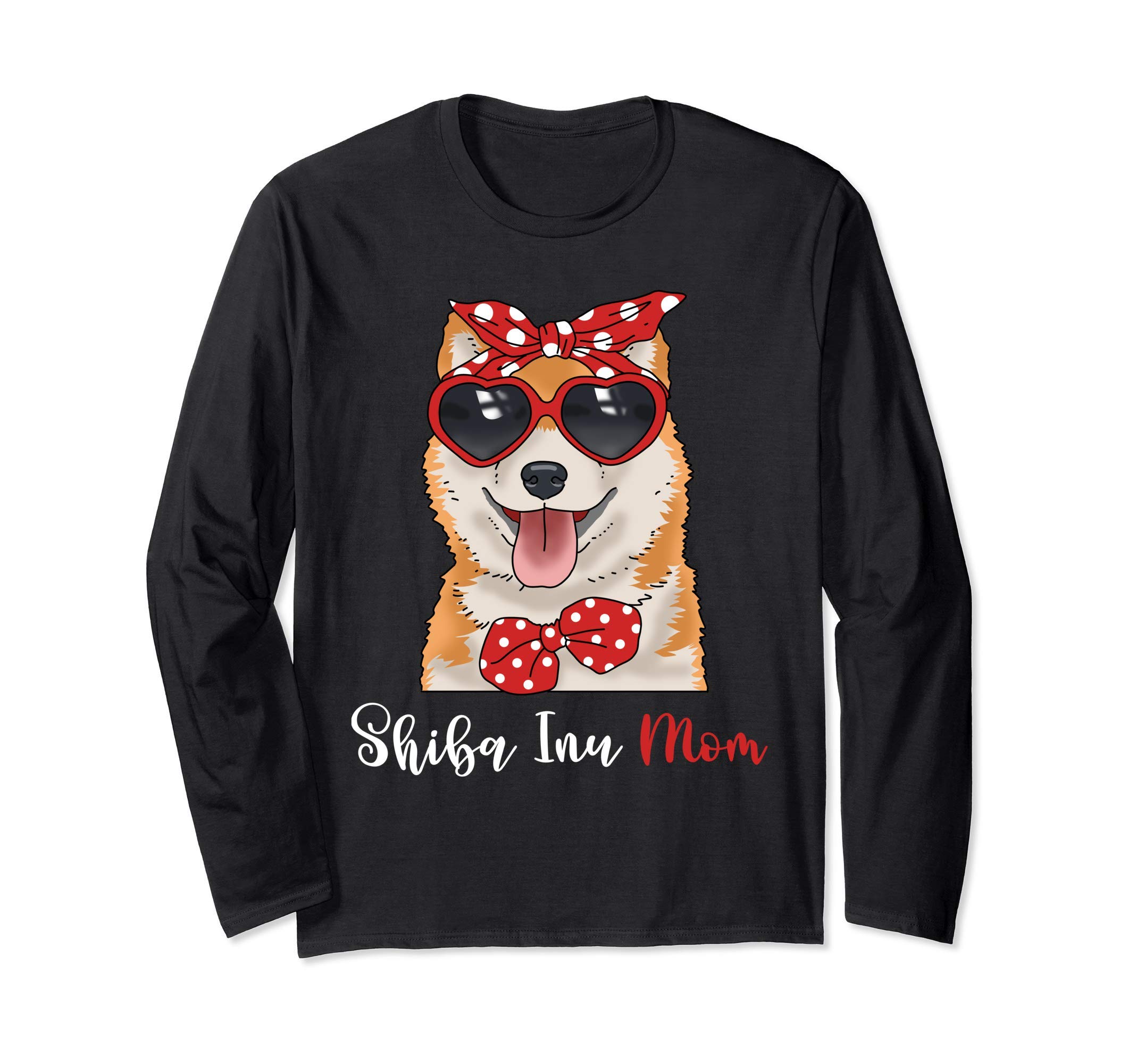 

Shiba Inu Gift for Shiba Inu Shiba Inu Long Sleeve Women, Moms, Girls, T-Shirt чёрный