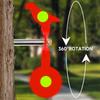 Durability Flipping Practice Targets 360 Degree Rotating Catapult Outdoor Backyard Targets Bidirectional Animal Targets