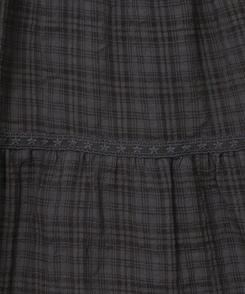 Baup Vintage Check Skirt [Dusty Purple]